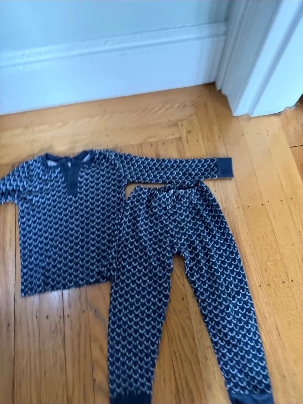 Petite Plume Nordic Antlers Henley Pajamas